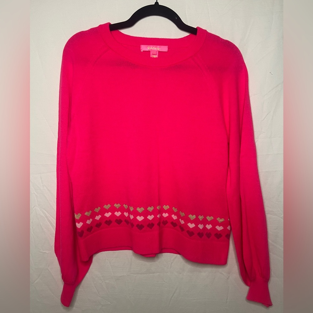 Lily Pulitzer Alyona Mini Heart Sweater